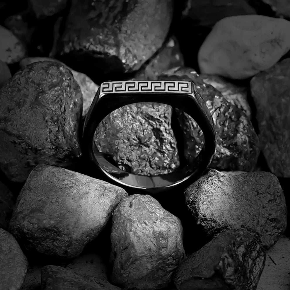 Black Versace Ring